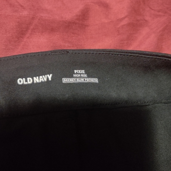 Old Navy High Waisted Skinny Ankle Pants - Black - 14 Tall - Picture 3 of 4